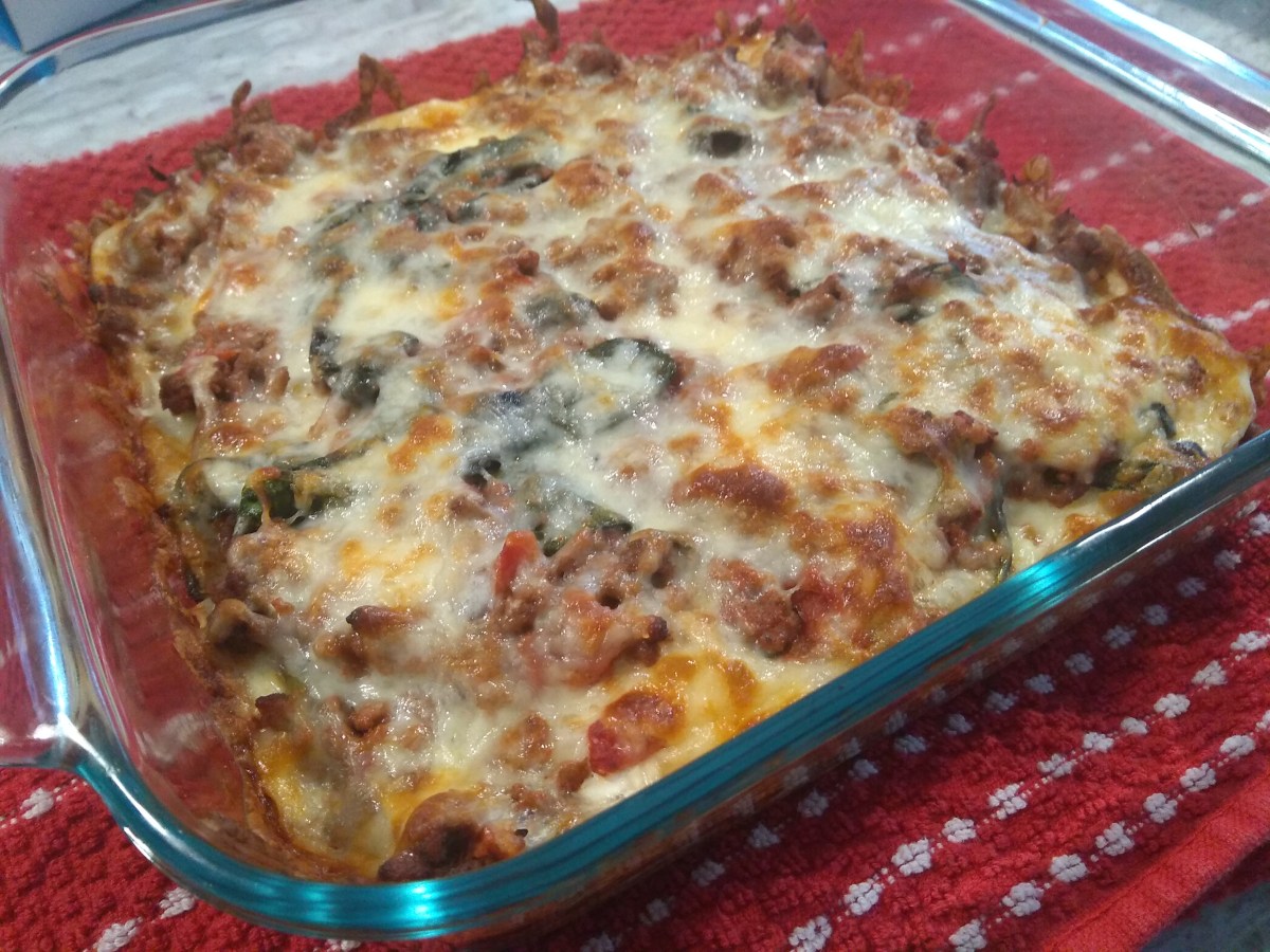 Low Carb Lasagna with Fathead&nbsp;Noodles